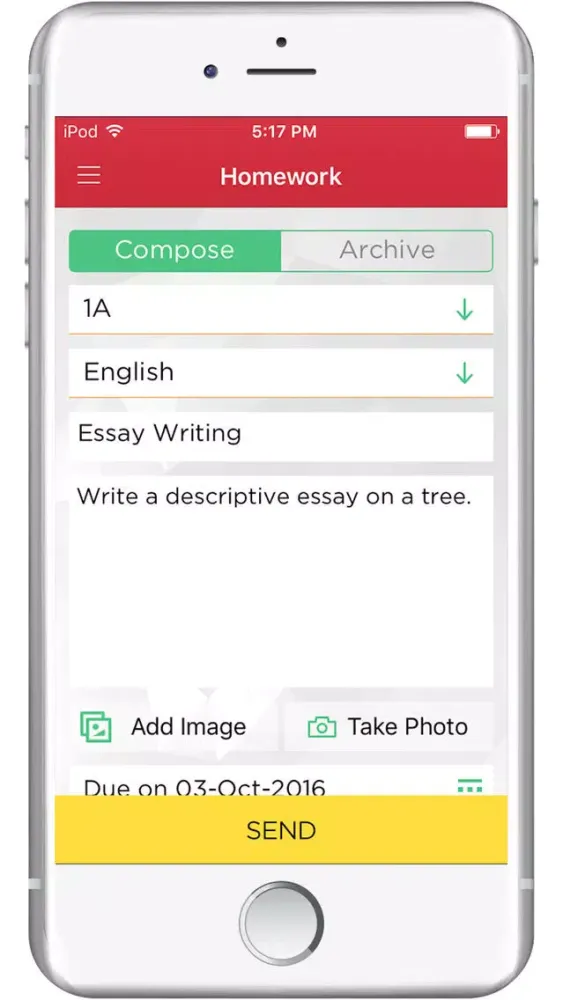 TSS JT School Diary Screenshots