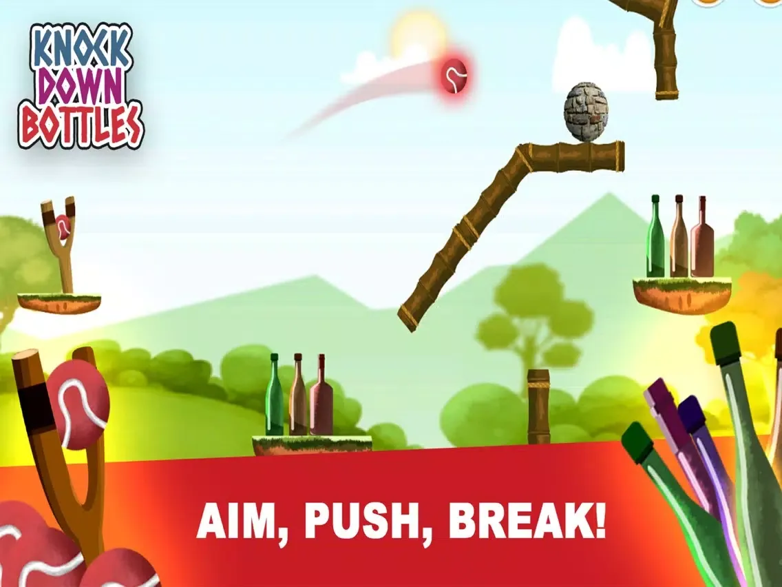 Capturas de tela do Bottle Shooting Game :Knock it iPad 