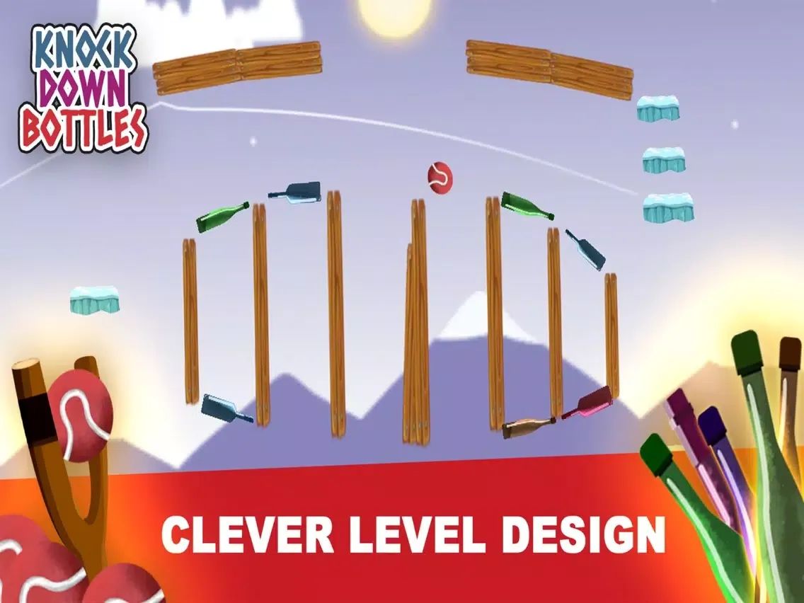 Capturas de tela do Bottle Shooting Game :Knock it iPad 