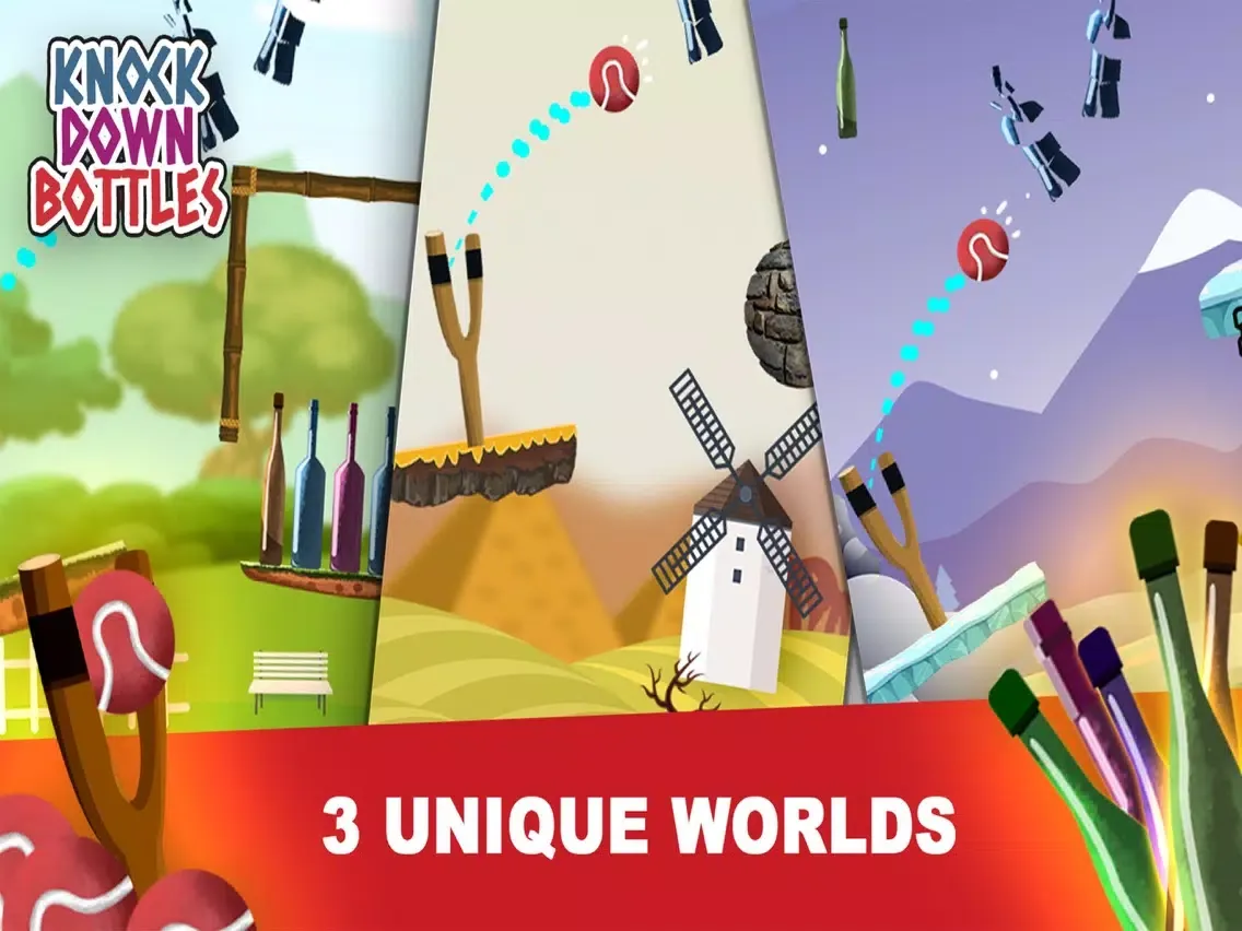 Capturas de tela do Bottle Shooting Game :Knock it iPad 