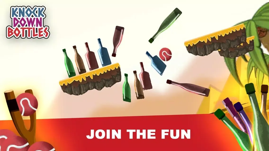Capturas de tela do Bottle Shooting Game :Knock it