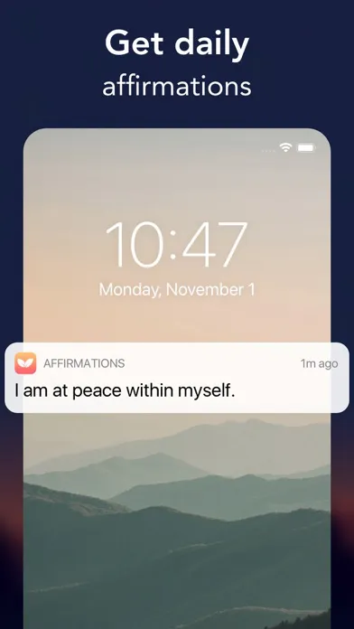 Affirmations Daily Motivation. 스크린샷