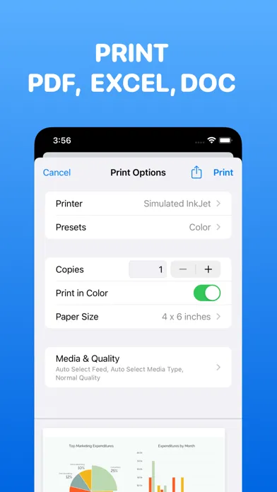 Скриншоты iPrint and Scan: Air Printer