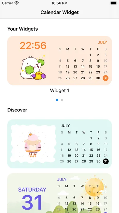 Capturas de tela do Date Today: Date Widget
