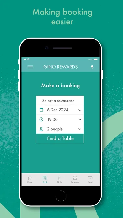 Screenshot di Gino Rewards