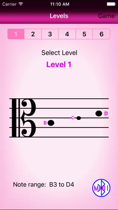 Ảnh chụp màn hình của Speedy Note: Alto Clef