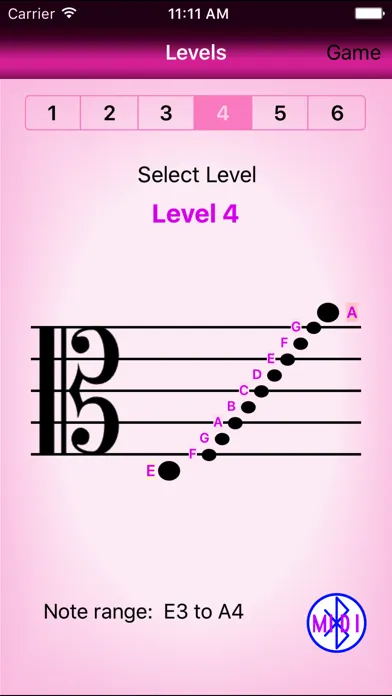 Ảnh chụp màn hình của Speedy Note: Alto Clef