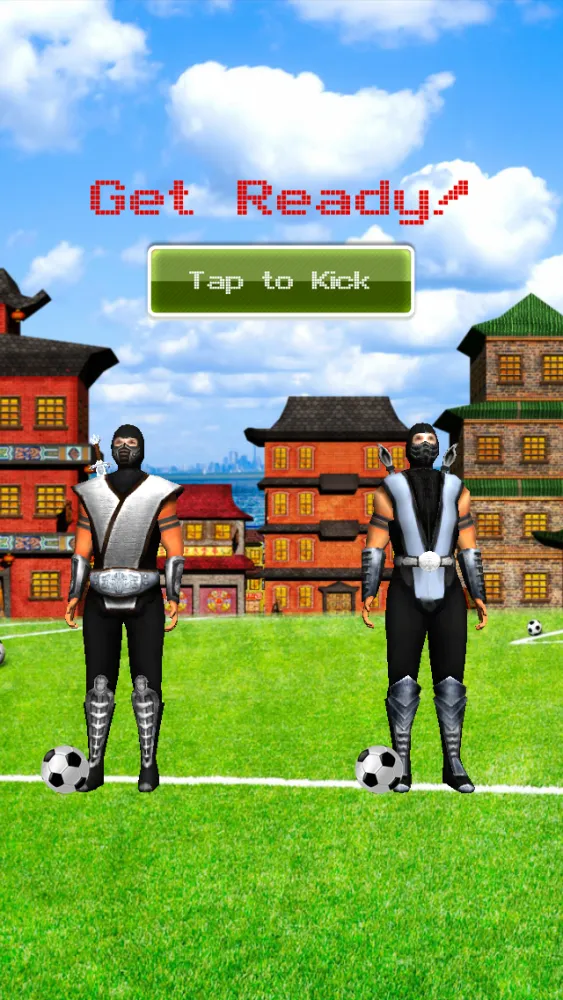 Tangkapan skrin A Ninja Soccer Ball Juggler: Win the FootBall Cup With Big 3D Ninjas Game