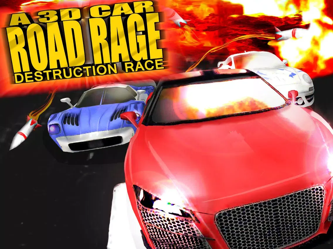 ภาพหน้าจอของ A 3D Car Road Rage Destruction Race Riot Simulator Game iPad 