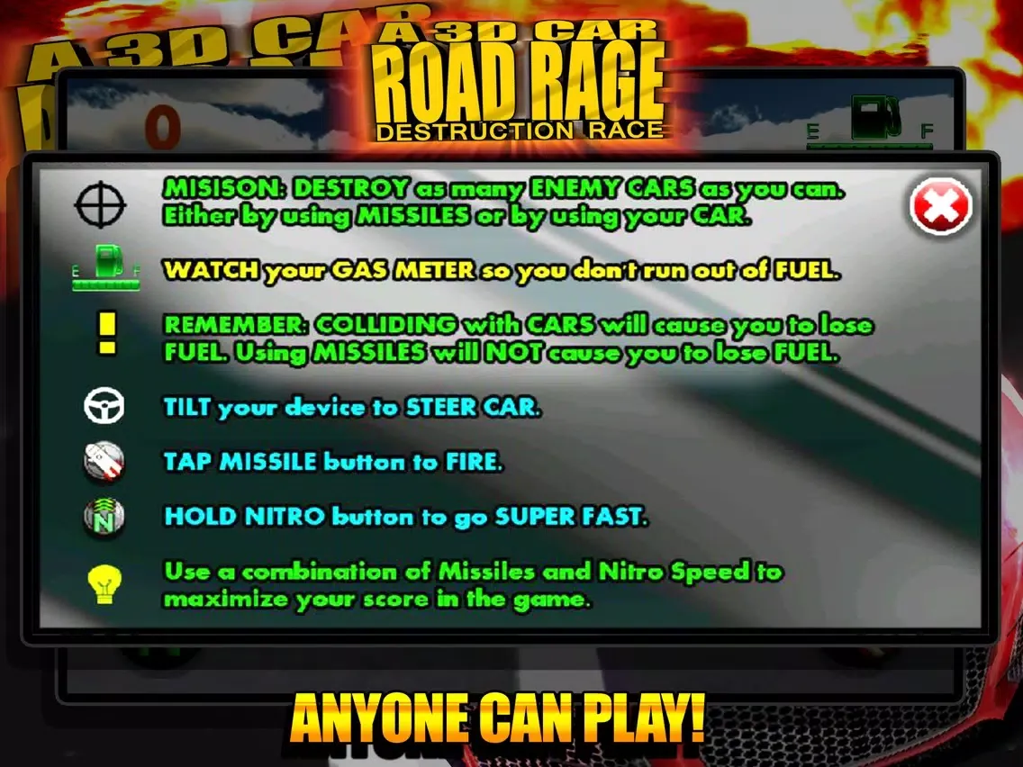 ภาพหน้าจอของ A 3D Car Road Rage Destruction Race Riot Simulator Game iPad 