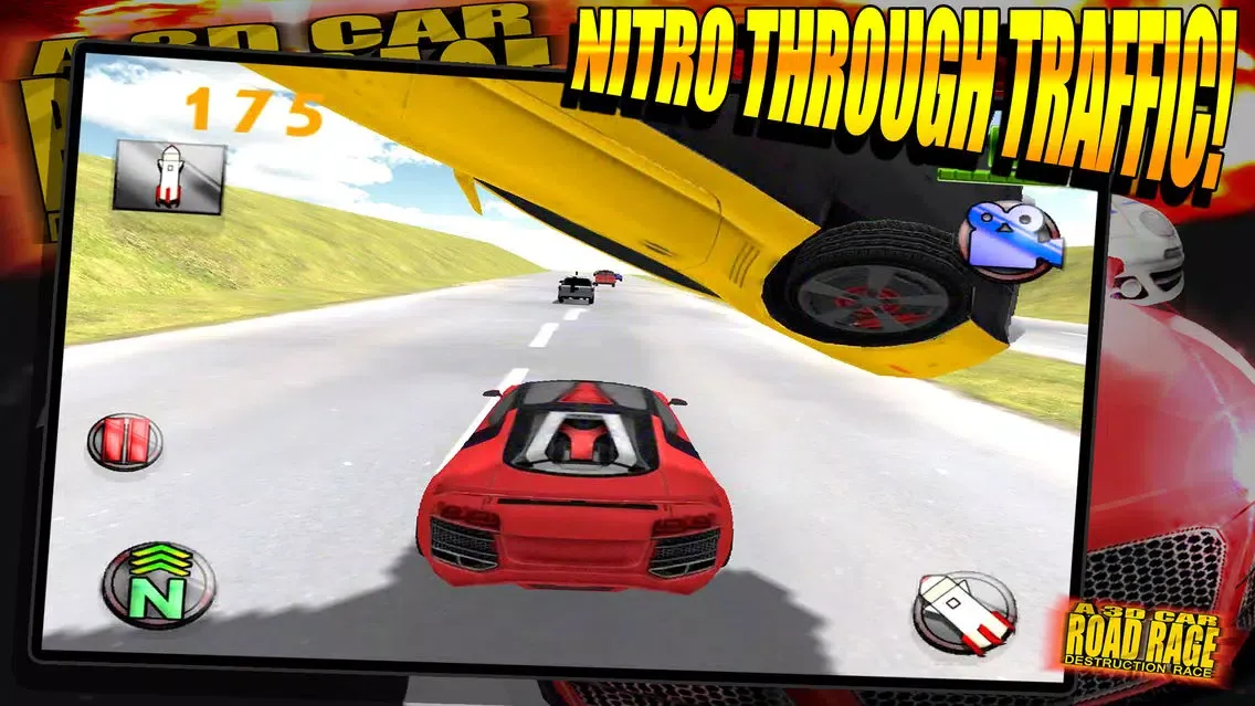 ภาพหน้าจอของ A 3D Car Road Rage Destruction Race Riot Simulator Game