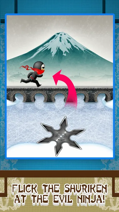 Ninja Clash Run 2: Best Fun Smash Star Flick Game سکرین شاٹس