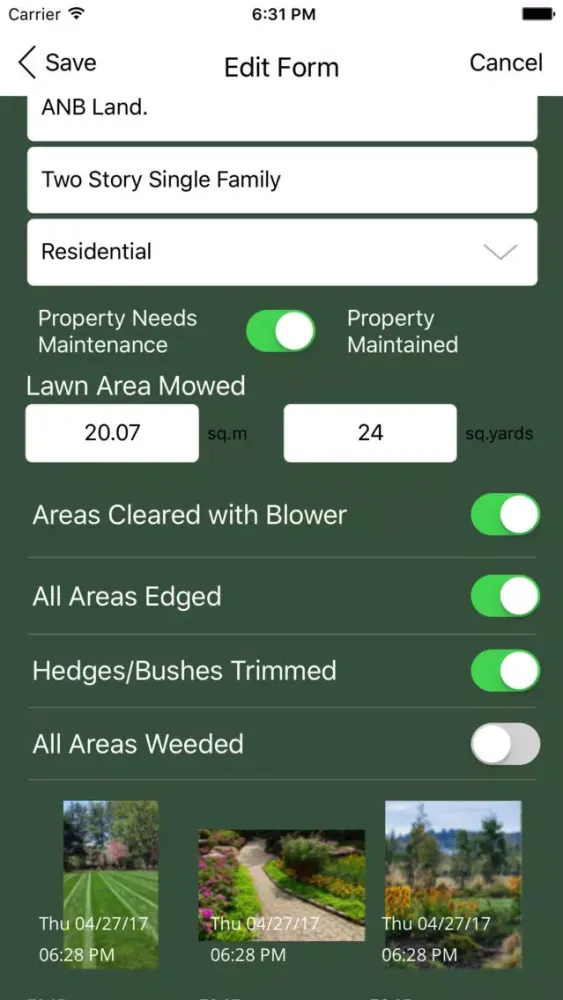 Landscape Maintenance App应用截图
