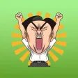 Animated Crazy Jagger Moving Stickers