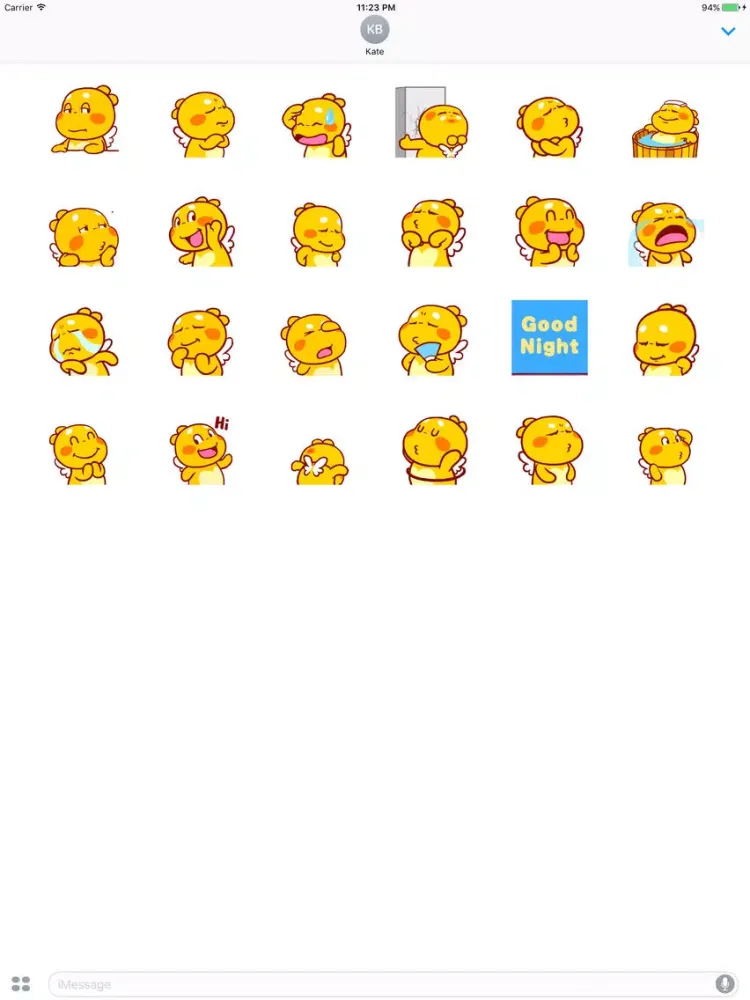 Tangkapan layar Animated Guru Expression Stickers iPad 
