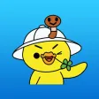 Animated The Chikchik Duck Move Sticker