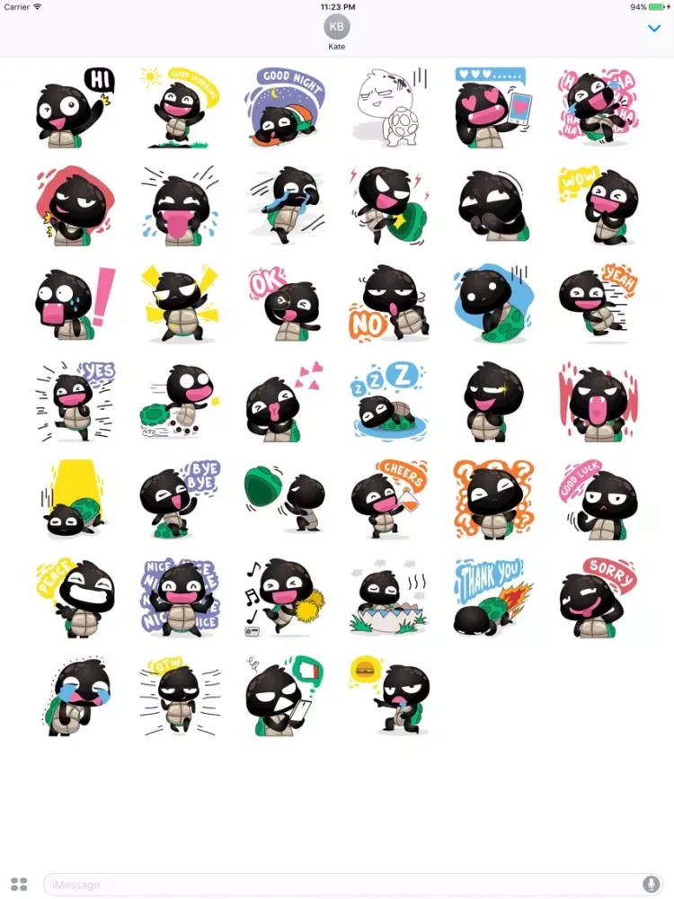 Black Tripp Expression and Life Sticker iPad  سکرین شاٹس