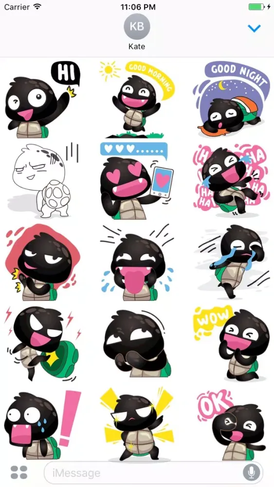 Black Tripp Expression and Life Sticker سکرین شاٹس