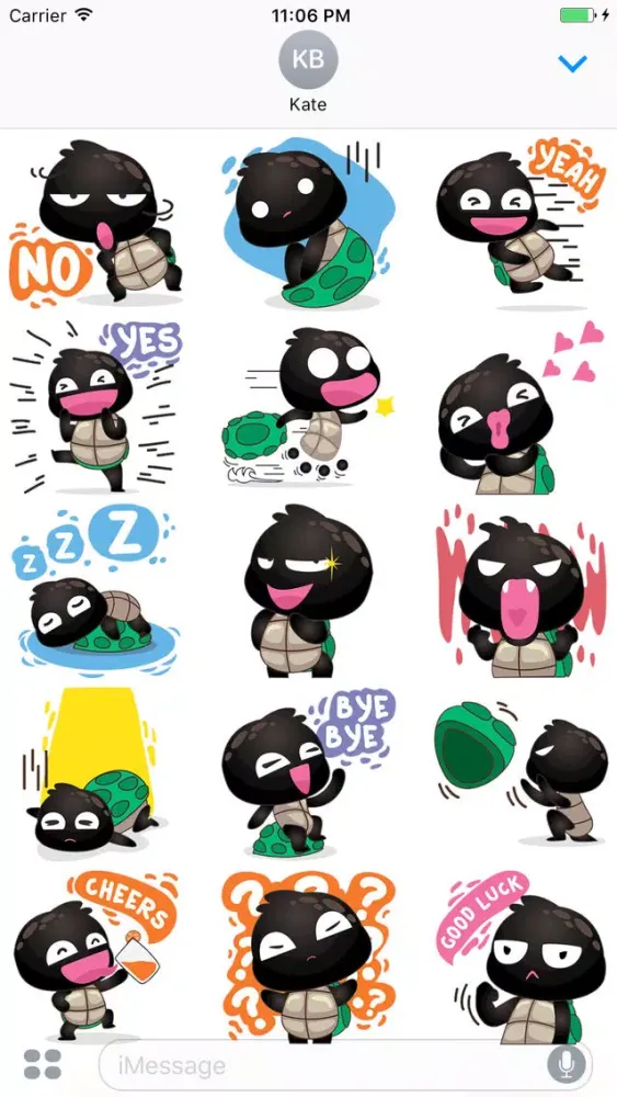 Black Tripp Expression and Life Sticker سکرین شاٹس