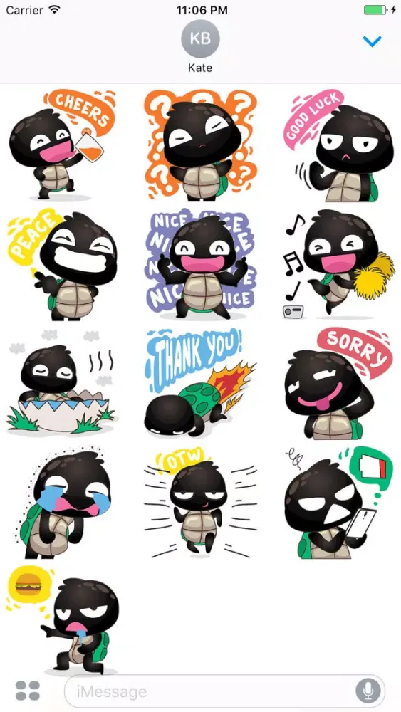 Black Tripp Expression and Life Sticker سکرین شاٹس