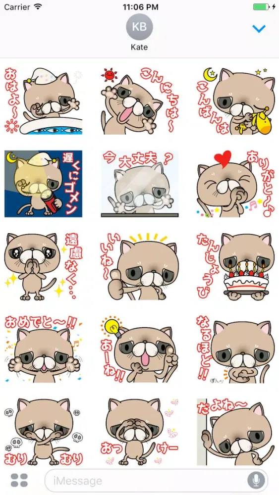 تصاویر Browny Sad Cat Japanese Vol 1