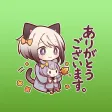 CHIE The In Love Cat Girl Stickers CHIE The In Love Cat Girl Stickers