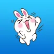 Chubby The Cute Rabbit Stickers 2 Chubby The Cute Rabbit Stickers 2