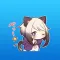 Cute Cat Girl Japanese Stickers
