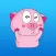 Cutest Funny Pig Sticker