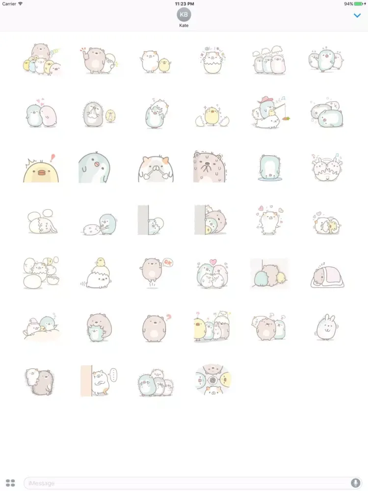 Fluffy Pet Club Sticker iPad  스크린샷