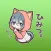 Kitt The Cutie Cat Girl Stickers