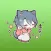 Kitt The Cutie Cat Girl Stickers 2