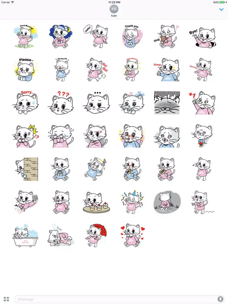 Captures d'écran de Larissa Sweetie Cat iPad 