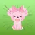 Mint The baby Girl Pink Bear Sticker
