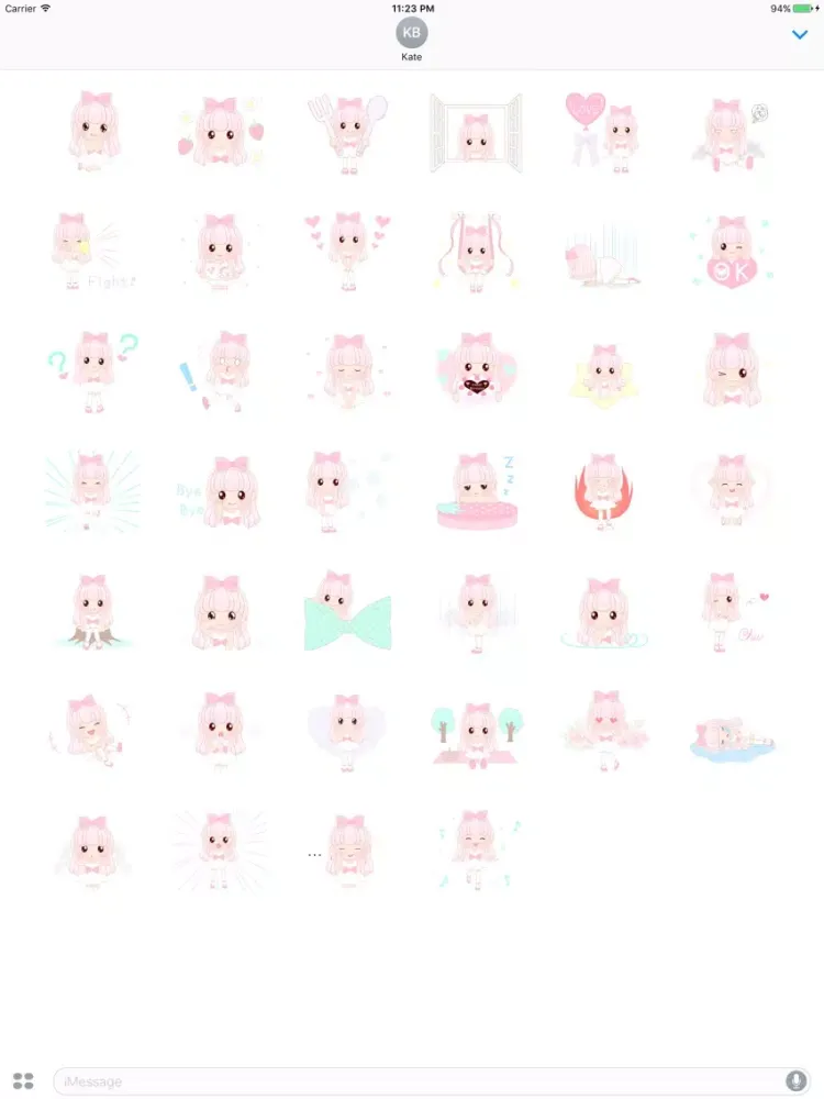 Captures d'écran de Nana Pretty Princess Stickers iPad 