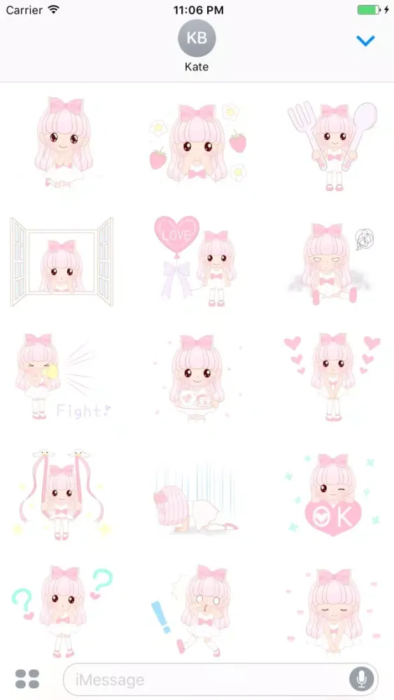 Captures d'écran de Nana Pretty Princess Stickers