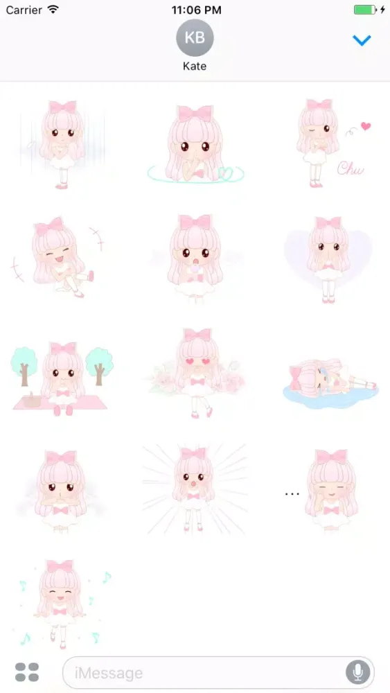Captures d'écran de Nana Pretty Princess Stickers