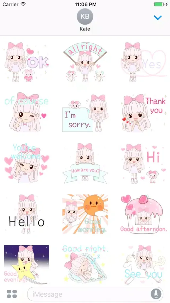Ảnh chụp màn hình của Nana Pretty Princess Stickers 2
