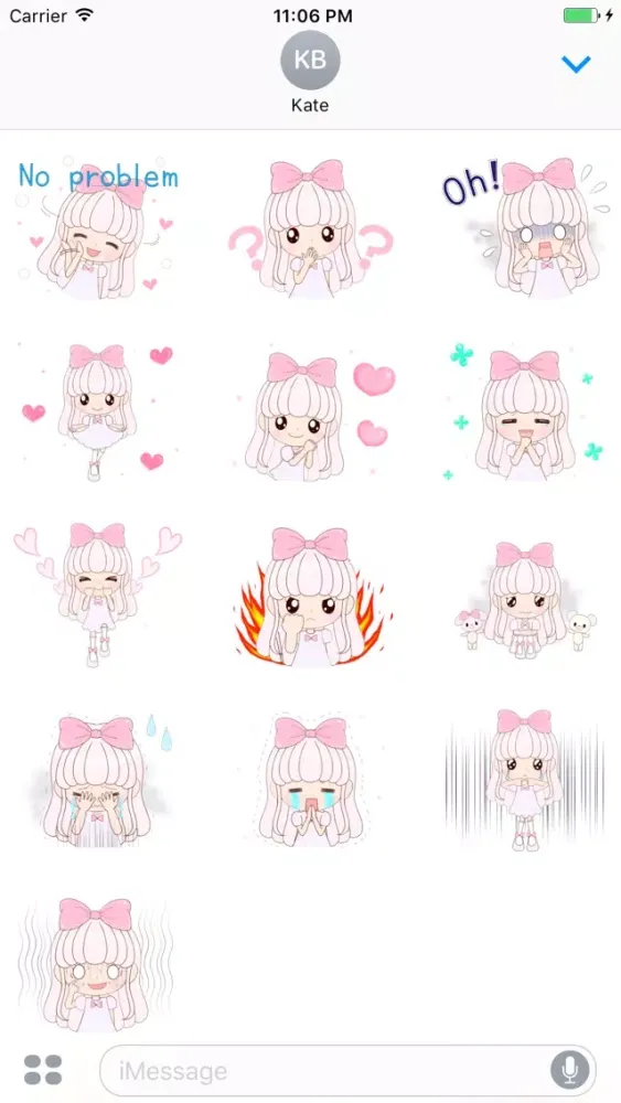 Ảnh chụp màn hình của Nana Pretty Princess Stickers 2