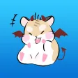 Ratta The Little Funny Hamster Sticker Ratta The Little Funny Hamster Sticker