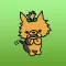 Ribbon The Cute Lion Stickers