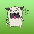 Snoopy The Cute PUG Stickers