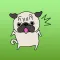 Snoopy The Cute PUG Stickers