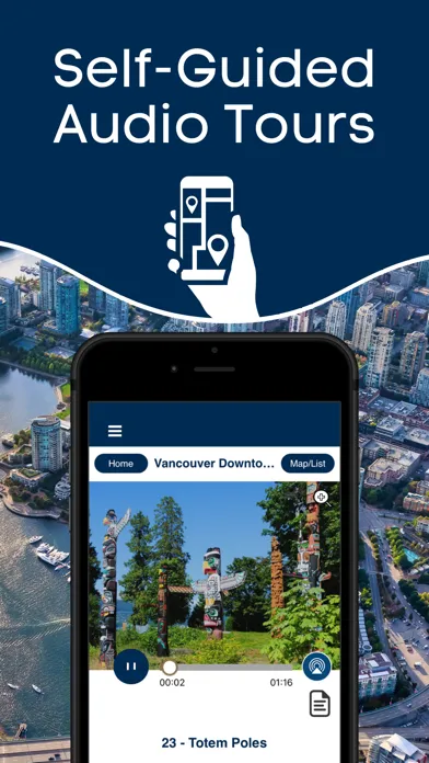 Vancouver Canada Audio Guide Screenshots