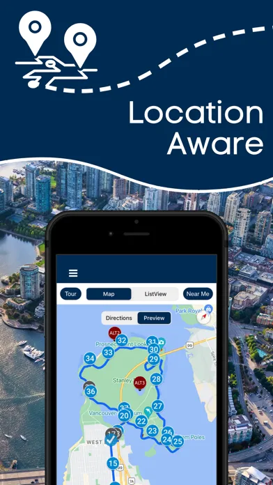 Vancouver Canada Audio Guide Screenshots