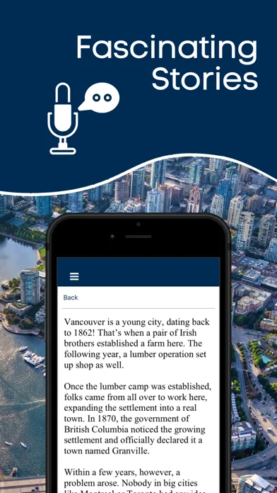 Vancouver Canada Audio Guide Screenshots