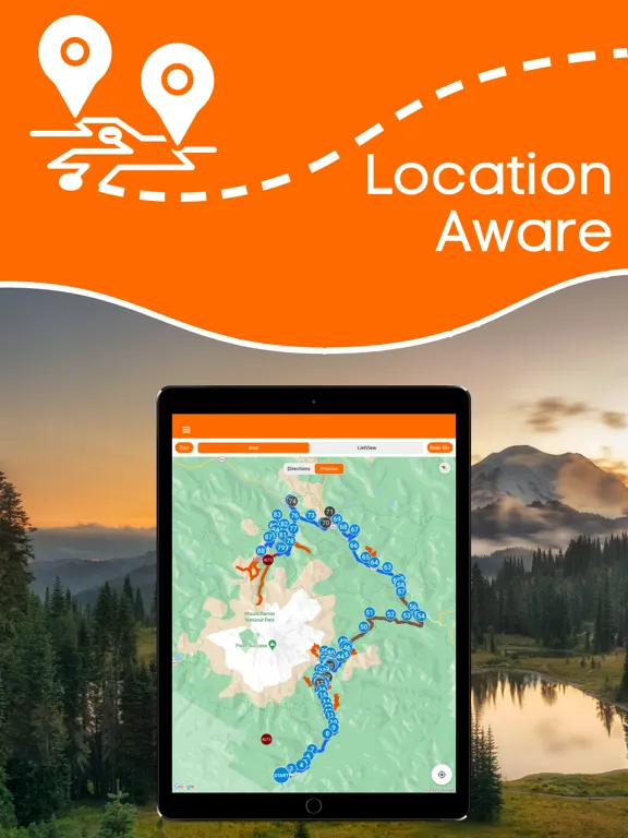 Ảnh chụp màn hình của Mt. Rainier National Park Tour iPad 