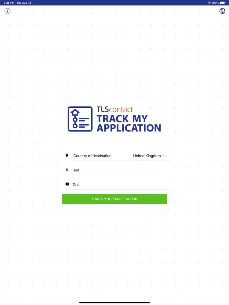 Screenshot di Track My Application iPad 