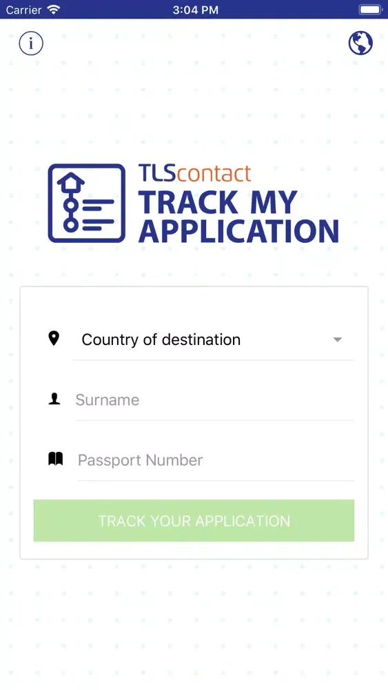 Screenshot di Track My Application