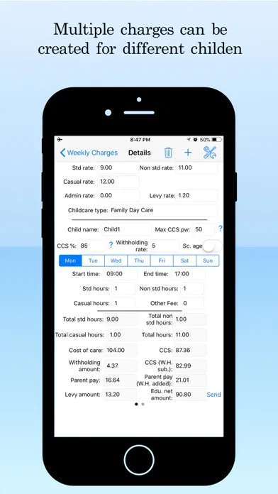 Educator Fee Calculator 스크린샷